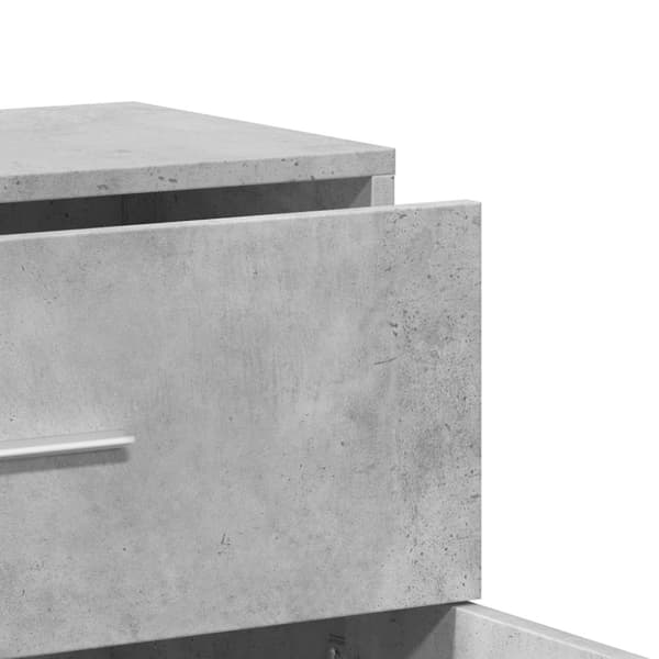 vidaXL Skänk betonggrå 60x31x70 cm konstruerat trä - Skänkar & serveringsbord