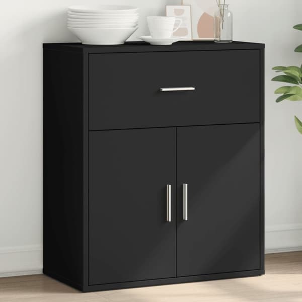 vidaXL Skänk svart 60x31x70 cm konstruerat trä - Skänkar & serveringsbord
