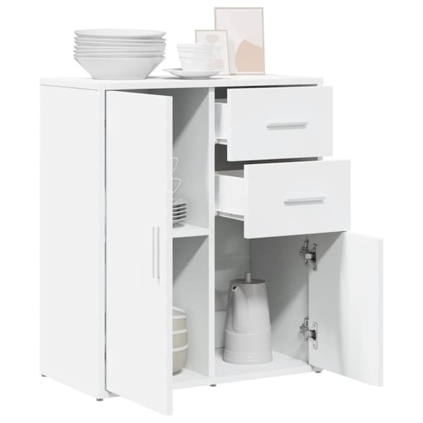 vidaXL Skänk vit 60x31x70 cm konstruerat trä - Skänkar & serveringsbord