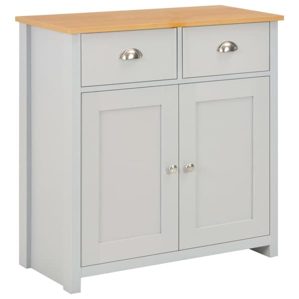 vidaXL skænk 79x35x81 cm grå -  Skænke