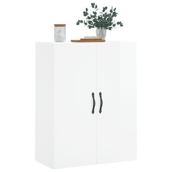 vidaXL Väggskåp vit högglans 69,5x34x90 cm konstruerat trä - Skänkar & serveringsbord