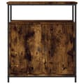 Pikkukuva 7 / 11: vidaXL Senkki savutammi 70x30x80 cm tekninen puu -  Tarjoilupöydät & senkit