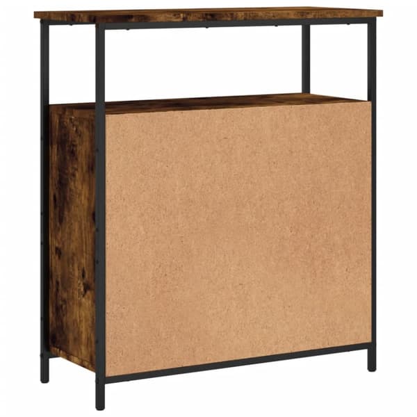 vidaXL Senkki savutammi 70x30x80 cm tekninen puu - Tarjoilupöydät & senkit