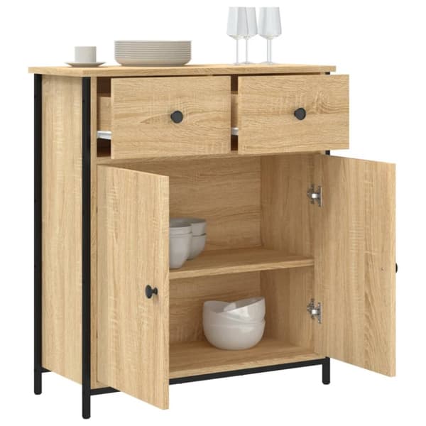 vidaXL skænk 70x30x80 cm konstrueret træ sonoma-eg -  Skænke