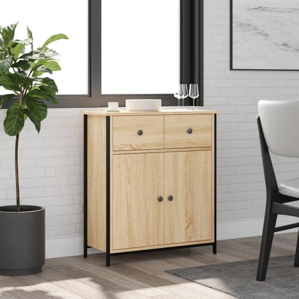 vidaXL skænk 70x30x80 cm konstrueret træ sonoma-eg -  Skænke