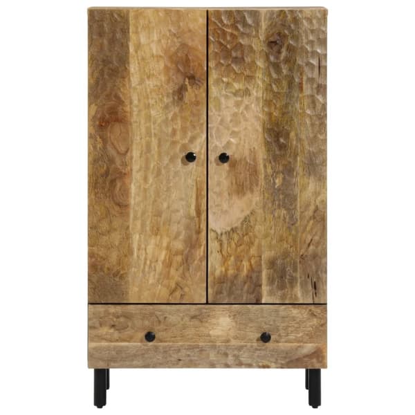 vidaXL Kaappi 60x33x100 cm täysi mangopuu - Tarjoilupöydät & senkit