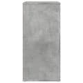 Pikkukuva 7 / 11: vidaXL Senkit 2 kpl betoninharmaa 79x38x80 cm tekninen puu -  Tarjoilupöydät & senkit
