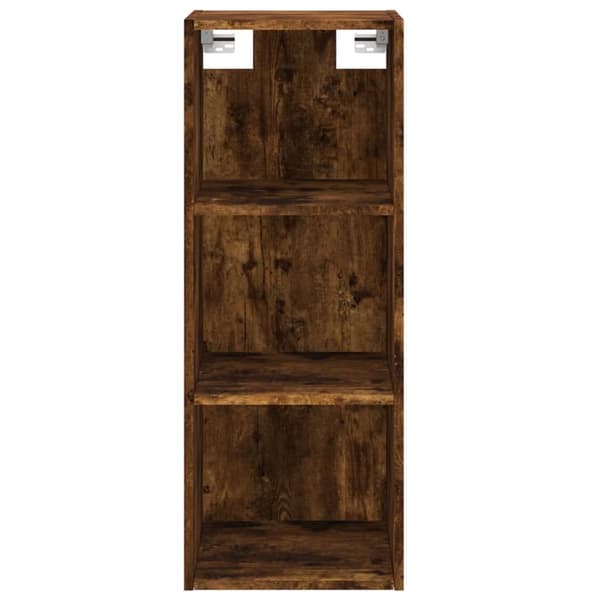 vidaXL skab 34,5x32,5x180 cm konstrueret træ Røget egetræsfarve -  Skænke