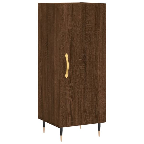 vidaXL Högskåp brun ek 34,5x34x180 cm konstruerat trä -  Skänkar & serveringsbord