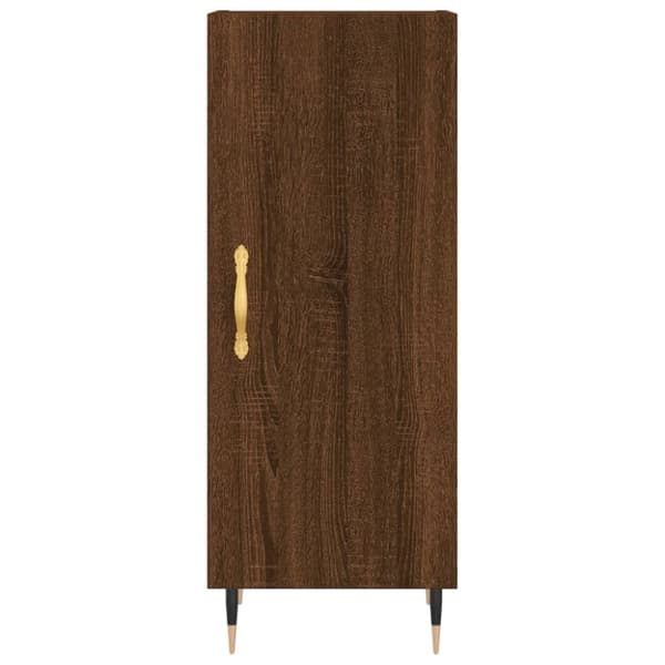 vidaXL Högskåp brun ek 34,5x34x180 cm konstruerat trä -  Skänkar & serveringsbord