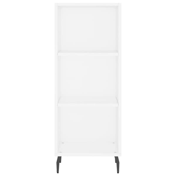vidaXL Kaappi korkeakiilto valkoinen 34,5x34x180 cm tekninen puu -  Tarjoilupöydät & senkit