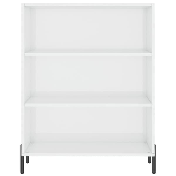 vidaXL Kaappi korkeakiilto valkoinen 69,5x34x180 cm tekninen puu - Tarjoilupöydät & senkit