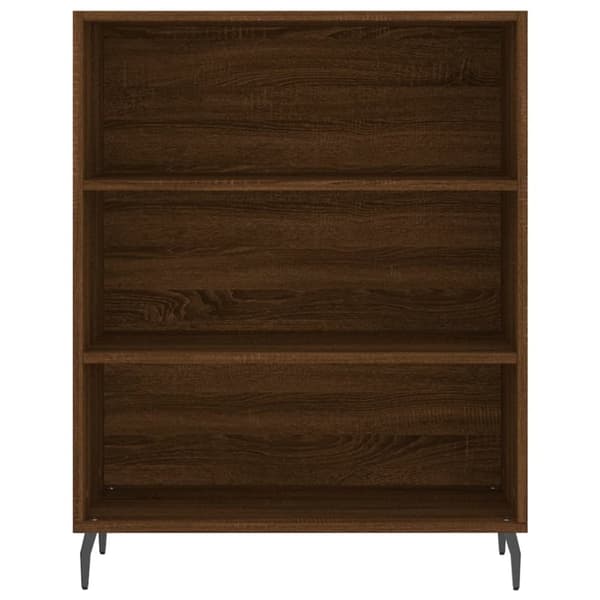 vidaXL højskab 69,5x34x180 cm konstrueret træ brun egetræsfarve -  Skænke