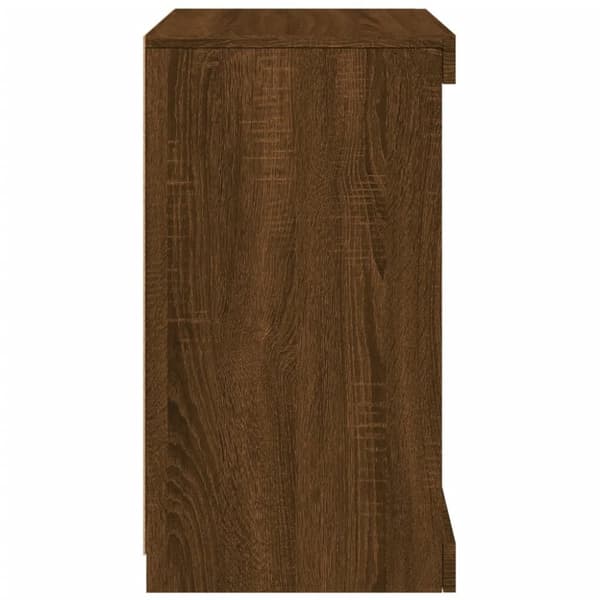 vidaXL Senkki LED-valoilla ruskea tammi 41x37x67 cm -  Tarjoilupöydät & senkit