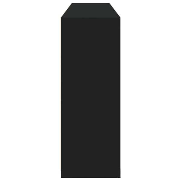 vidaXL skænk med LED-lys 162x37x100 cm sort -  Skænke