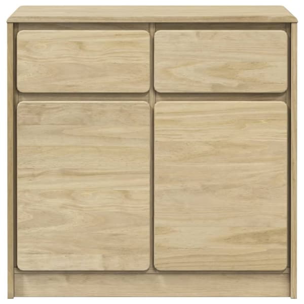 vidaXL Sidobord SAUDA ek 80x43x75,5 cm massiv furu - Skänkar & serveringsbord