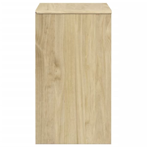 vidaXL Sidobord SAUDA ek 80x43x75,5 cm massiv furu - Skänkar & serveringsbord