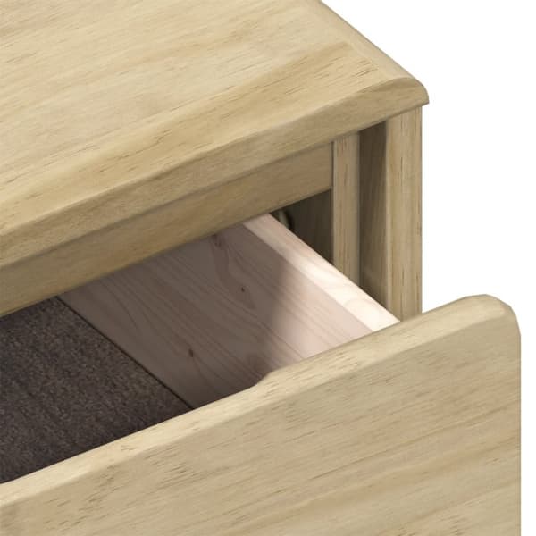 vidaXL Sidobord SAUDA ek 80x43x75,5 cm massiv furu - Skänkar & serveringsbord