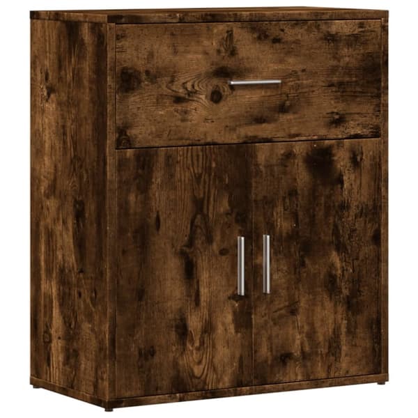 vidaXL Skänk rökfärgad ek 60x31x70 cm konstruerat trä -  Skänkar & serveringsbord