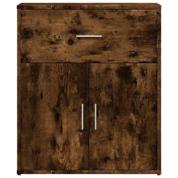 vidaXL Skänk rökfärgad ek 60x31x70 cm konstruerat trä -  Skänkar & serveringsbord