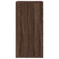 Pikkukuva 7 / 11: vidaXL Senkit 2 kpl ruskea tammi 60x39x80 cm tekninen puu -  Tarjoilupöydät & senkit