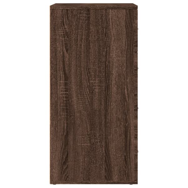 vidaXL Senkit 2 kpl ruskea tammi 60x39x80 cm tekninen puu -  Tarjoilupöydät & senkit