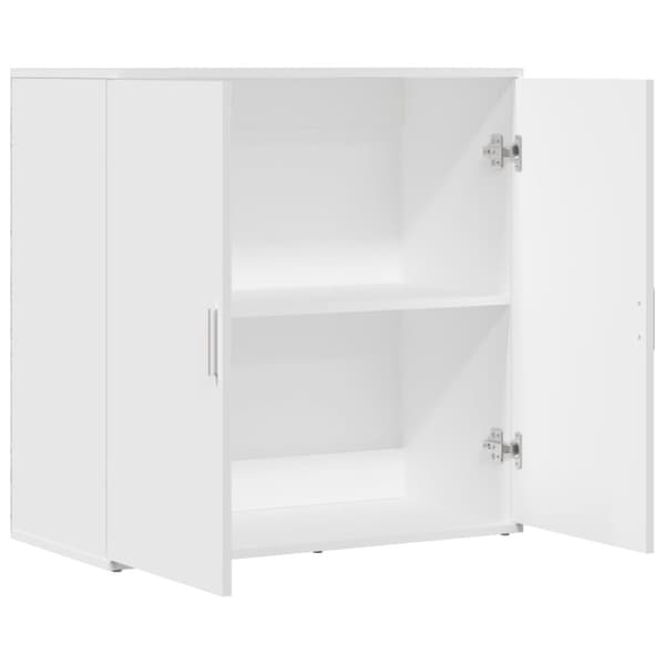 vidaXL Skänk vit 79x38x80 cm konstruerat trä - Skänkar & serveringsbord