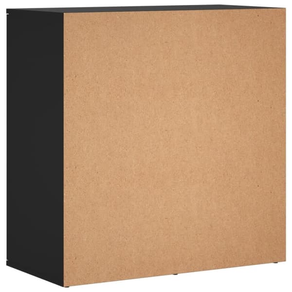 vidaXL skænke 2 stk. 79x38x80 cm konstrueret træ sort - Skænke