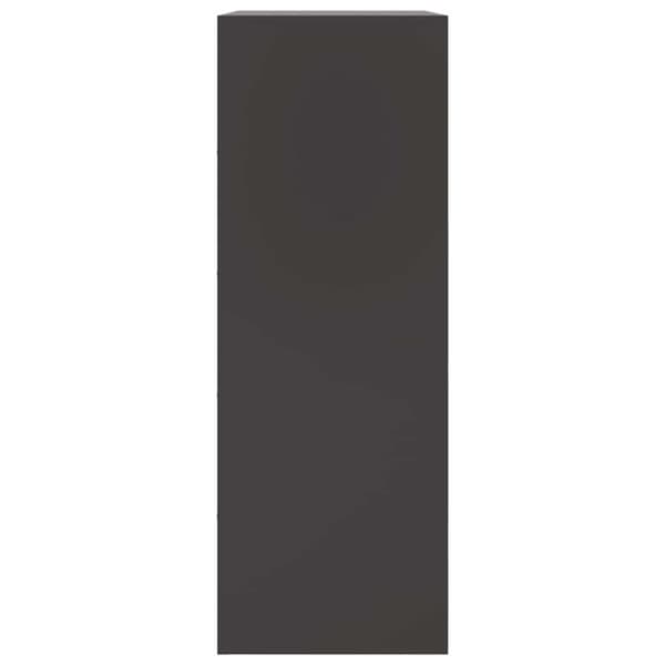vidaXL Senkki musta 67x39x107 cm teräs