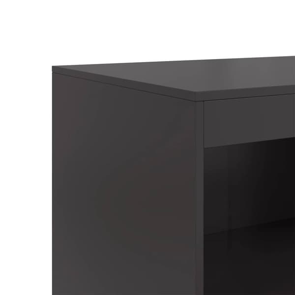 vidaXL Senkki musta 67x39x107 cm teräs