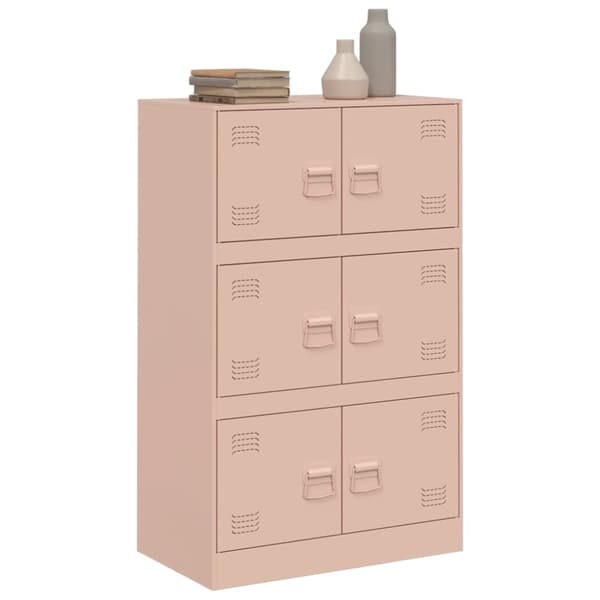 vidaXL Senkki pinkki 67x39x107 cm teräs