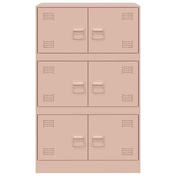 vidaXL Senkki pinkki 67x39x107 cm teräs