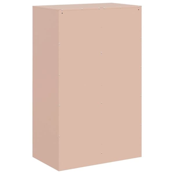 vidaXL Senkki pinkki 67x39x107 cm teräs