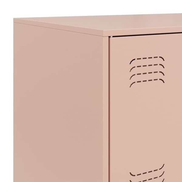 vidaXL Senkki pinkki 67x39x107 cm teräs