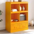Miniatyrbillede 2 af 11: vidaXL skab 67x39x95 cm stål sennepsgul