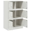 Miniatyrbillede 8 af 11: vidaXL skab 67x39x107 cm stål hvid