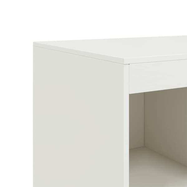 vidaXL Highboard hvit 67x39x95 cm stål