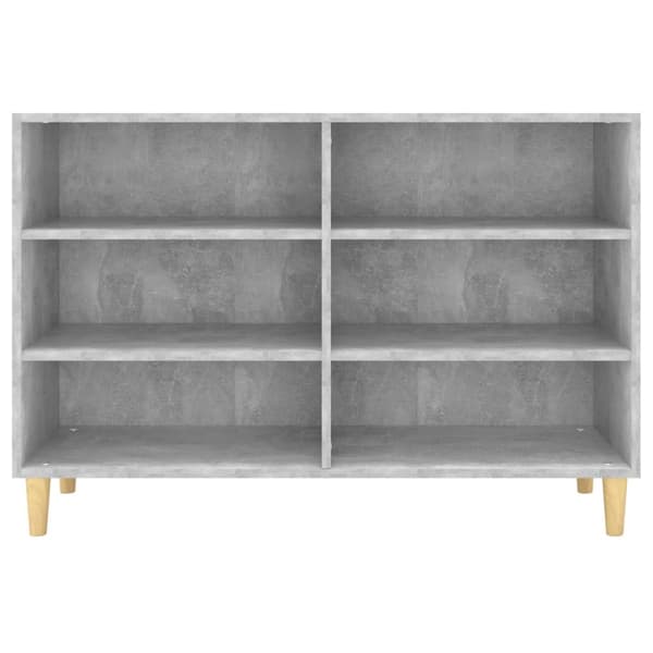 The Living Store Senkki betoninharmaa 103,5x35x70 cm tekninen puu -  Tarjoilupöydät & senkit