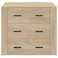 Miniatyrbillede 4 af 11: The Living Store skænk 80x33x70 cm konstrueret træ sonoma-eg -  Skænke