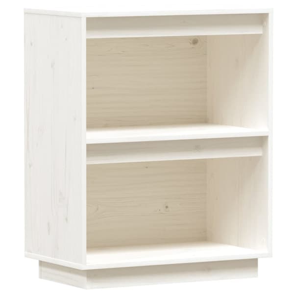 The Living Store konsolskab 60x34x75 cm massivt fyrretræ hvid -  Skænke
