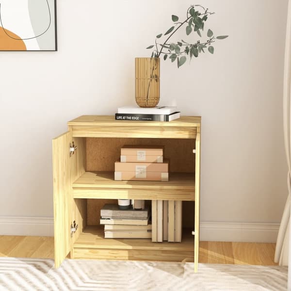 The Living Store Senkki 60x36x65 cm täysi mänty - Tarjoilupöydät & senkit