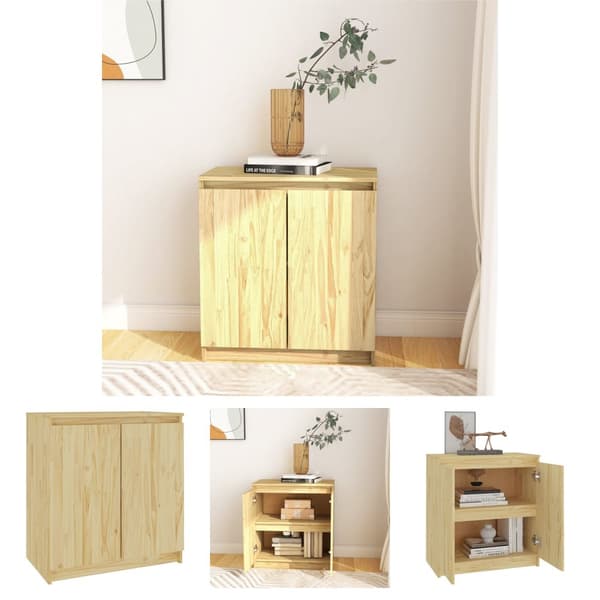 The Living Store Senkki 60x36x65 cm täysi mänty -  Tarjoilupöydät & senkit