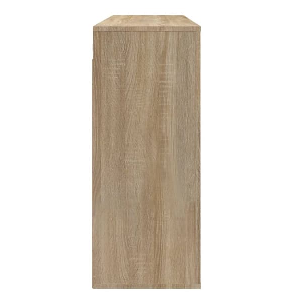 The Living Store vægskab 80x33x80 cm konstrueret træ sonoma-eg - Skænke