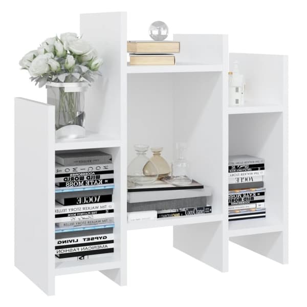 The Living Store Sidobord vit 60x26x60 cm konstruerat trä - Skänkar & serveringsbord