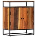 Pikkukuva 10 / 11: The Living Store Sivukaappi 60x35x76 cm täysi kierrätetty puu ja teräs -  Tarjoilupöydät & senkit