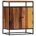 Pikkukuva 11 / 11: The Living Store Sivukaappi 60x35x76 cm täysi kierrätetty puu ja teräs -  Tarjoilupöydät & senkit