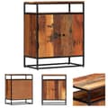 Pikkukuva 1 / 11: The Living Store Sivukaappi 60x35x76 cm täysi kierrätetty puu ja teräs -  Tarjoilupöydät & senkit