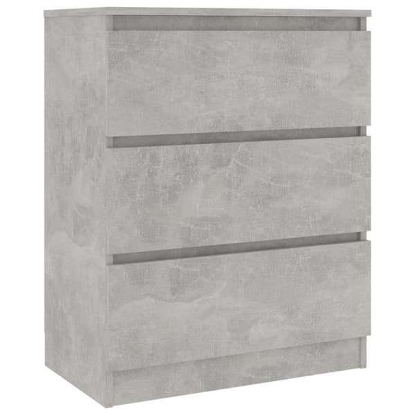 The Living Store skænk 60x35x76 cm konstrueret træ betongrå -  Skænke