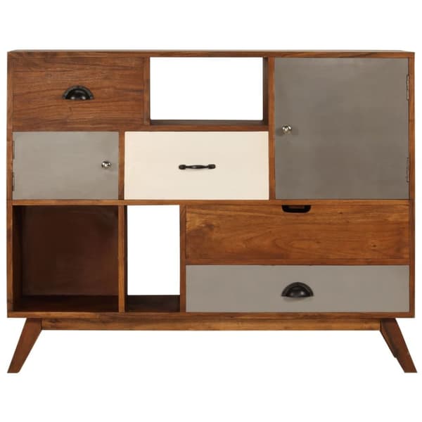 The Living Store skænk massivt akacietræ 115 x 35 x 86 cm -  Skænke