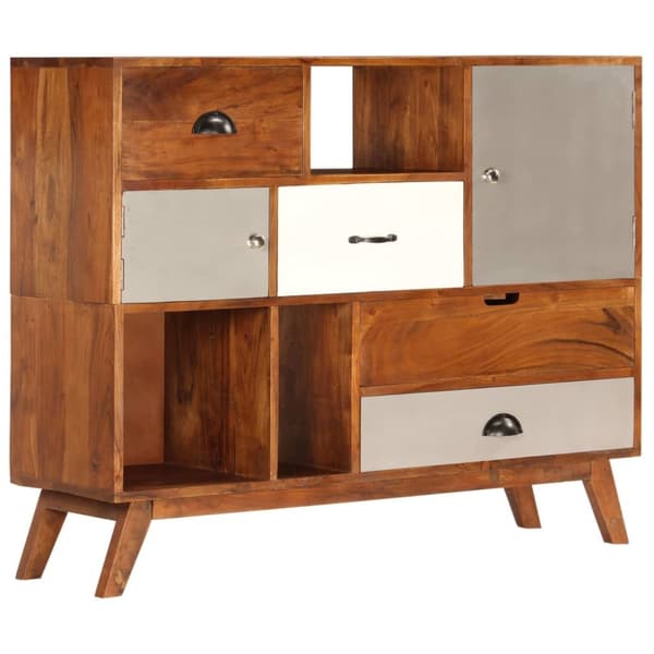 The Living Store skænk massivt akacietræ 115 x 35 x 86 cm -  Skænke